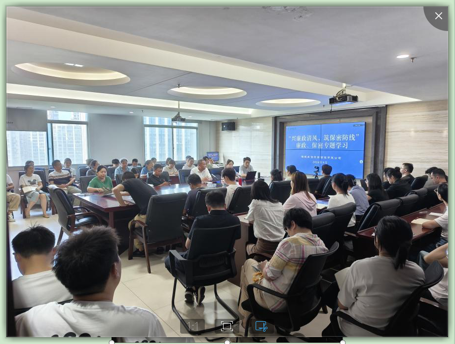 兴廉政清风，筑保密防线——湘能卓信廉政、保密专题学习